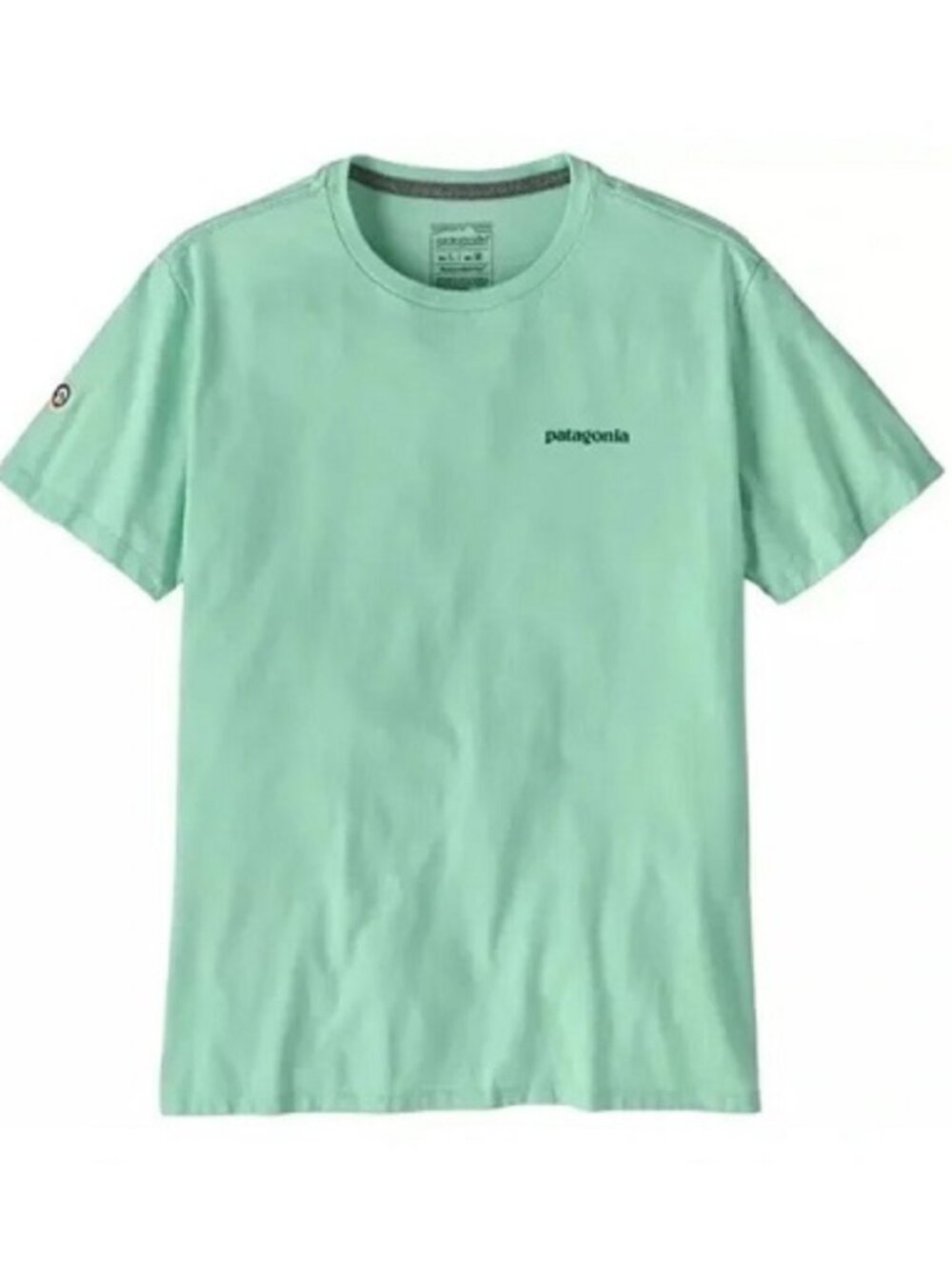 NEW Patagonia Fitz Roy Icon Responsibili-Tee NWT Mens M Womens L Rinsed Green